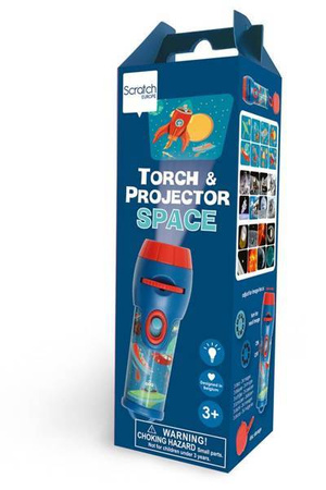 Scratch, Latarka/Projektor XL KOSMOS z pojemnikiem na tarcze/ 24 obrazy