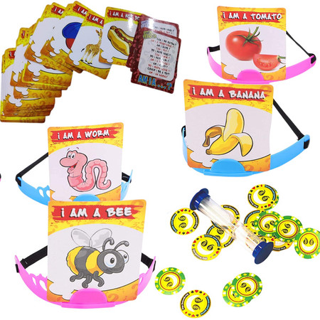 WOOPIE Zgadnij kim jestem? What am I? Rodzinna gra słowna EN