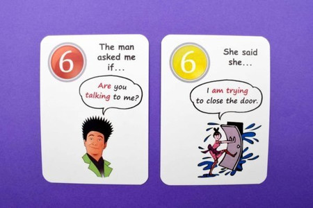 Fun Card English REPORTED SPEECH