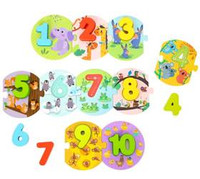 TOOKY TOY Edukacyjne Puzzle Układanka Nauka Liczenia