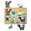 Drewniane puzzle dźwiękowe Zwierzęta z farmy Melissa & Doug