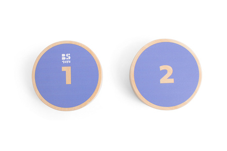 BS Toys,  Drewniana gra zręcznościowa Turlaj krążki