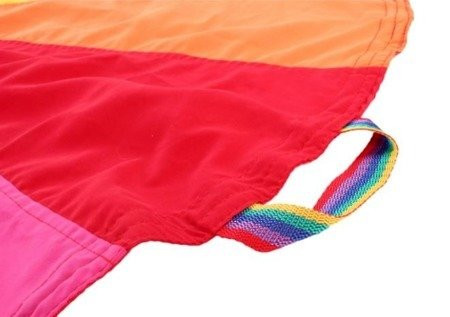 Profesjonalna Chusta Animacyjna 7-barw 5m 28 uchwytów