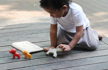 Pieski - Puzzle drewniane Plan Toys