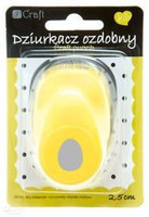 Dziurkacz ozdobny 2,5cm jajko