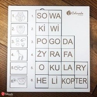 Krzyżówka Obrazkowo-Sylabowa Nr 5