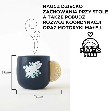 Drewniany zestaw obiadowy, akcesoria kuchenne dla dzieci zabawka Le Toy Van