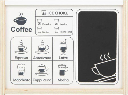 Drewniany ekspres do kawy Bistro 11792-Small Foot, kuchnia dziecięca