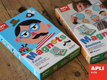 Magnetyczna układanka Apli Kids - Twarze