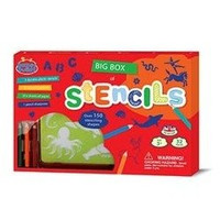 Szablony do odrysowywania mix kształtów - duży zestaw