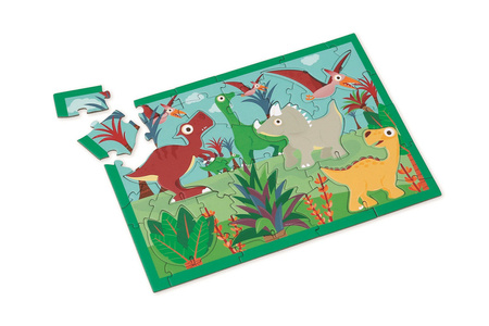 Scratch, Puzzle 2w1 - 2D i 3D scenografia Dinozaury
