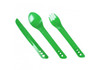 Sztućce turystyczne Lifeventure - Green