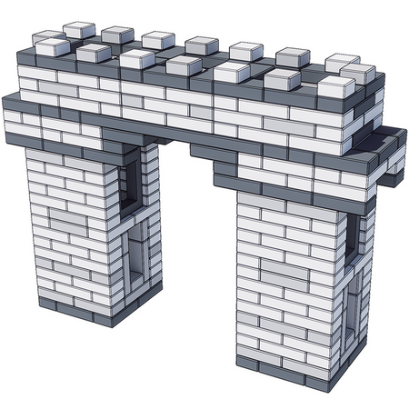 CLASSIC WORLD EDU Cegiełki EVA Miękkie do Budowania