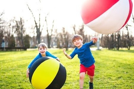 Magiczna Piłka balonowa XXL Kolorowa