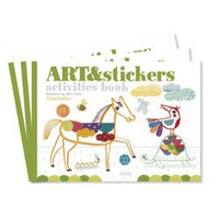Zeszyt - kolorowanka - wyklejanka do kreatywnej zabawy, Art&Stickers | Londji®
