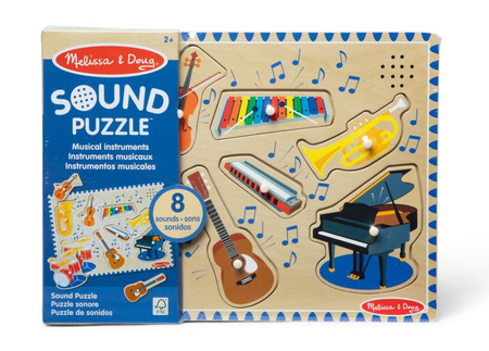 Puzzle dźwiękowe - Instrumenty muzyczne