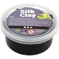 Masa Silk Clay Czarna 40 g