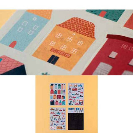 Naklejki wielorazowe Moje Miasto | Londji®