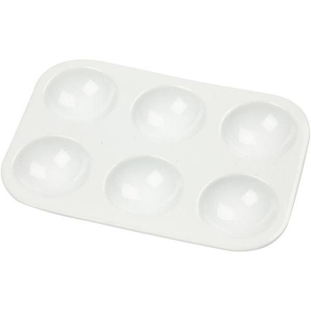 Paleta do farb prostokątna 13x8,5 cm