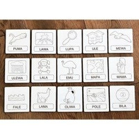 Układanka wyrazowa do nauki czytania Cz.1