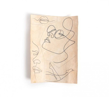 Zestaw do wyszywania na ubraniach Line Art