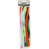 Druciki kreatywne Kolorowe 9 mm L: 30 cm 25 szt.