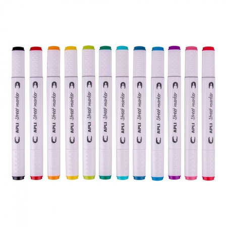 Markery dwustronne Street Marker Apli - 12 kolorów