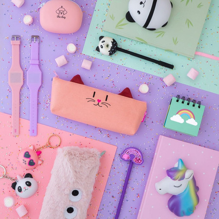 Pluszowa opaska na oczy Back2Fun Miquelrius - Biała