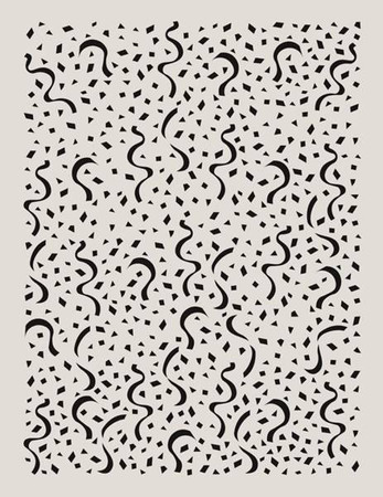 2 Szablony 10,8x14 Konfetti i gwiazdki