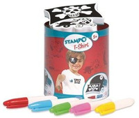 Stemplowanie na koszulkach - Piraci