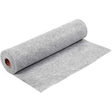 Filc w rolce W: 45 cm L: 5m Szary Melanż