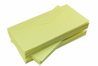 Koperty kolorowe żółte pastelowe 80g DL 10 szt