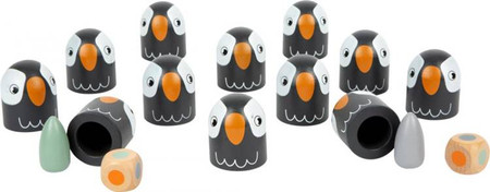 Drewniane Memory Pingwinki