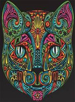 Kolorowanka Welwetowa 47x35 Kot