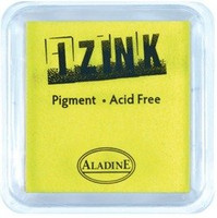 Tusz na papier do stempli neon żółty