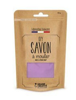 Baza mydlana glicerynowa Fiołkoworóżowa