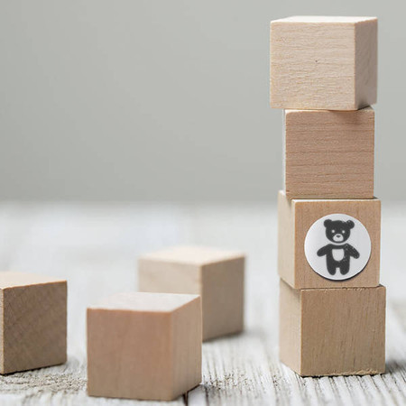 Pieczątka samotuszująca Little NIO - witaj na świecie