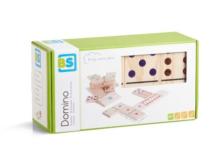 Buiten Speel, Domino drewniane 'Kolorowe'