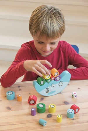 Gra zręcznościowa Apli Kids - Balansujące pingwiny