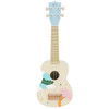 CLASSIC WORLD Drewniane Ukulele Gitara dla Dzieci Niebieskie