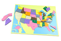 Puzzlowa mapa USA