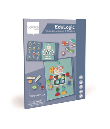 Scratch, magnetyczna układanka - kształty i kolory Roboty