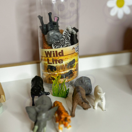 WOOPIE Zestaw Figurki Dzikie Zwierzęta 16 szt. - wersja 2