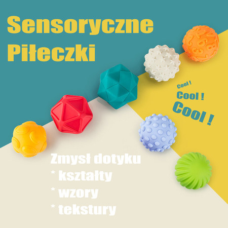 WOOPIE Klocki Sensoryczne Układanka do Ściskania Dźwięk Nauka Liczenia 20 el.