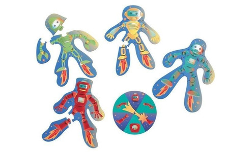 Scratch, Gra ze spinnerem Puzzle Roboty