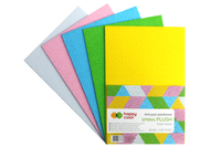 Arkusze piankowe Happy Color spring plusch A4 5 kolorów 5 ark.