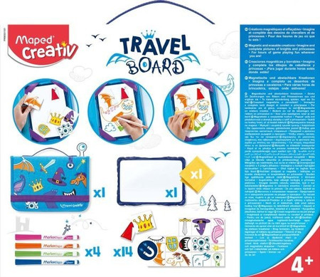 Maped Creativ Tablica Biała, Magnetyczna Zestaw Podróżny