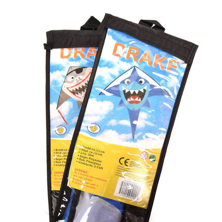 Latawiec Rekin (szary/niebieski)