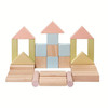 Klocki drewniane 40 szt., seria pastelowa | Plan Toys®