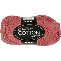 Włóczka bawełna Oeko-Tex Terakota 50 g